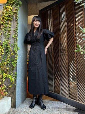 24AW】ENFOLD エンフォルド /BACK-TO-FRONT DRESS / 2way ワンピース 