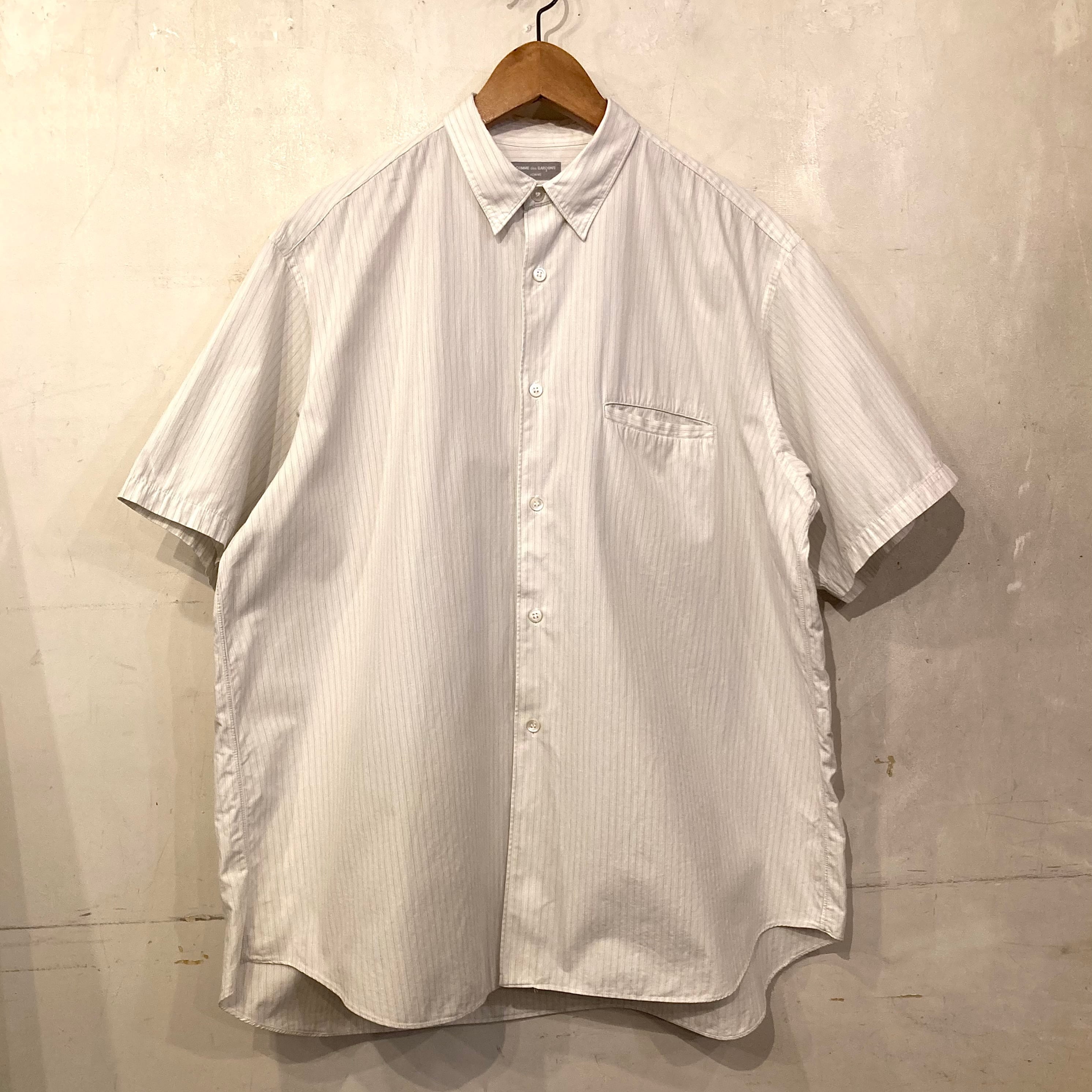 COMME des GARCONS HOMME ストライプシャツ　サイズL COMME des GARCONS HOMME 