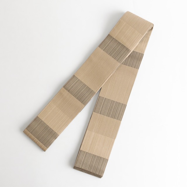 段の模様　西陣織　角帯【未使用品】