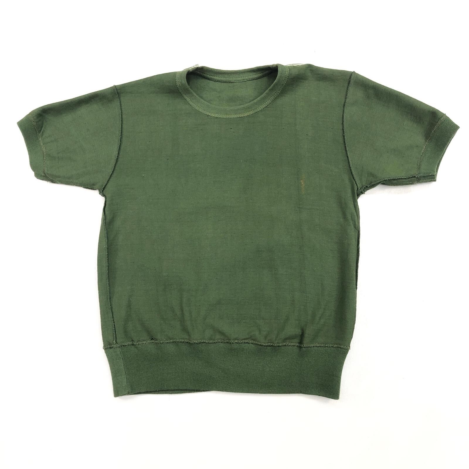 60s1st Marines Division スウェット グリーン レア UNKNOWN 60年代 USMC 1st MAW MARINE AIRCRAFT WING ラグランスリーブ