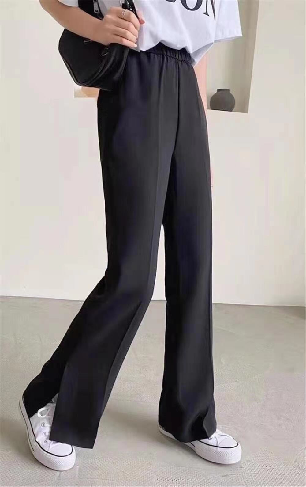 スリット入りフレアパンツ　AJ11352-5906