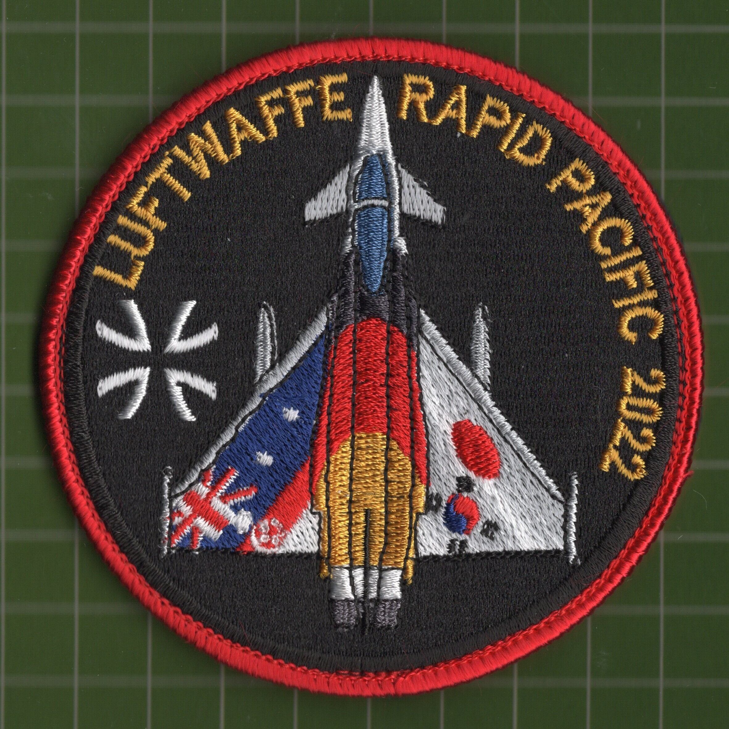 ドイツ空軍 RAPID PACIFIC 2022記念パッチ Yahoo!オークション - 航空自衛隊ドイツ空軍RAPID PACIFIC 2022