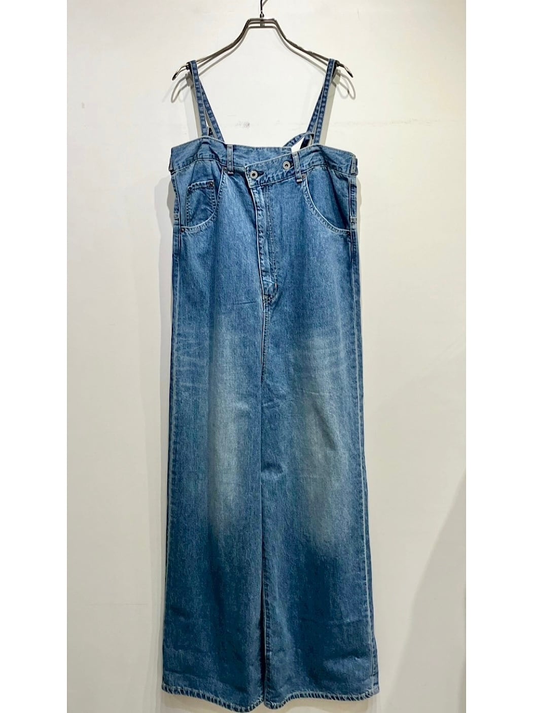 JOHNBULL デニムフロントシフトサロペット