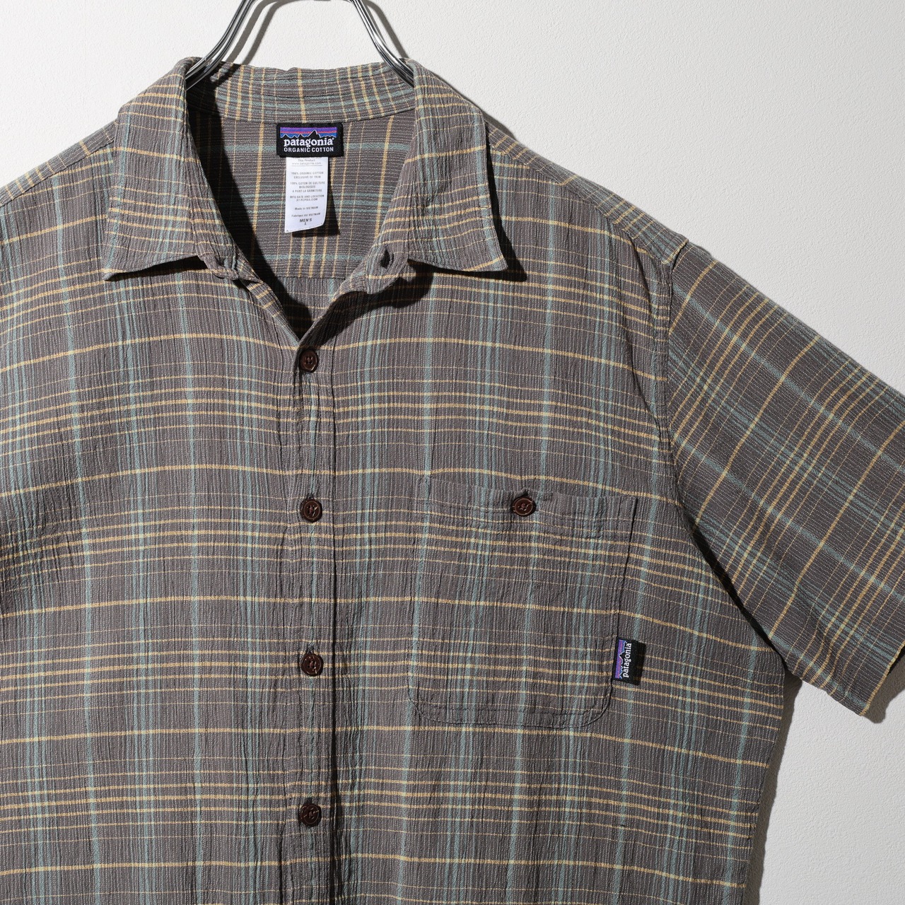極美品 L 13年 A/C Yarn Dye Shirt Patagonia ACシャツ ヤーンダイ パタゴニア