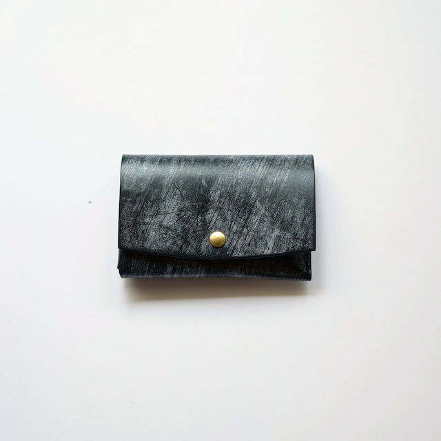 mini wallet - ブライドル -  bridle leather - bk