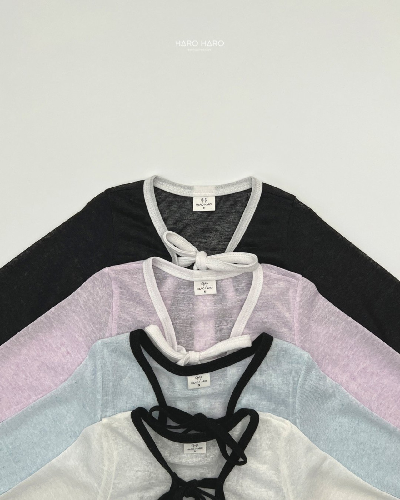 [HARO HARO] Cotton candy ribbon cardigan (2XL/3XL/4XL) / [하로하로] 솜사탕리본가디건 (2XL/3XL/4XL)