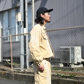 ANACHRONORM / REMAKED HERRINGBONE MILITARY SHIRTS JACKET