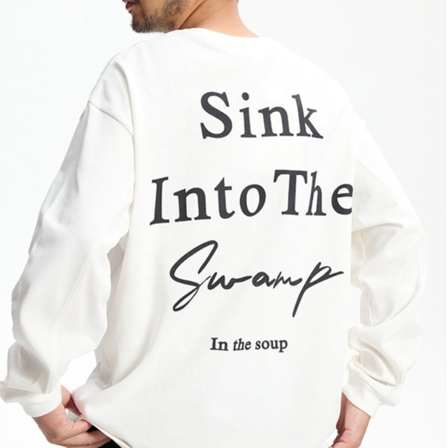 ロゴボックスシルエットロングスリーブTシャツ　　A18008