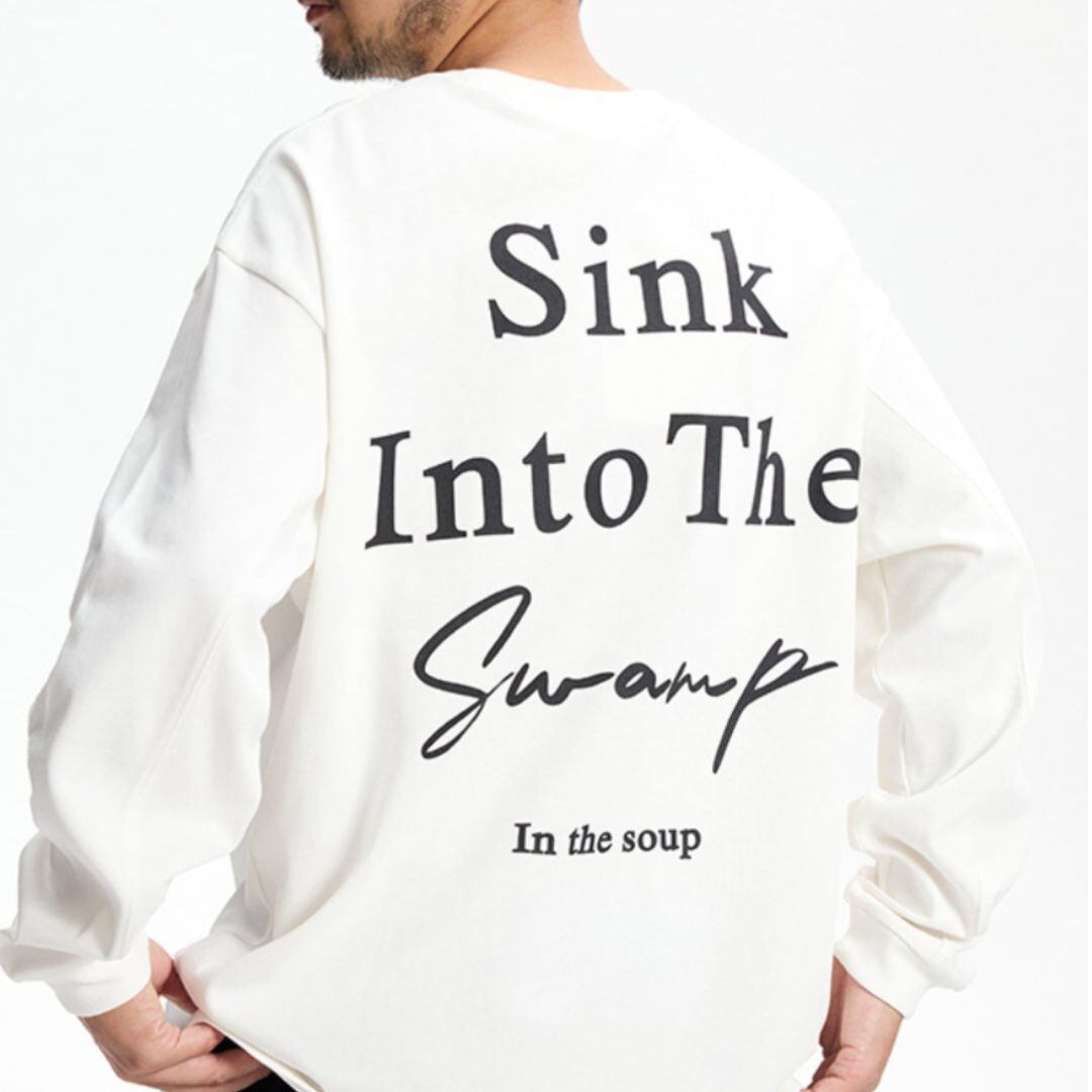 ロゴボックスシルエットロングスリーブTシャツ A18008