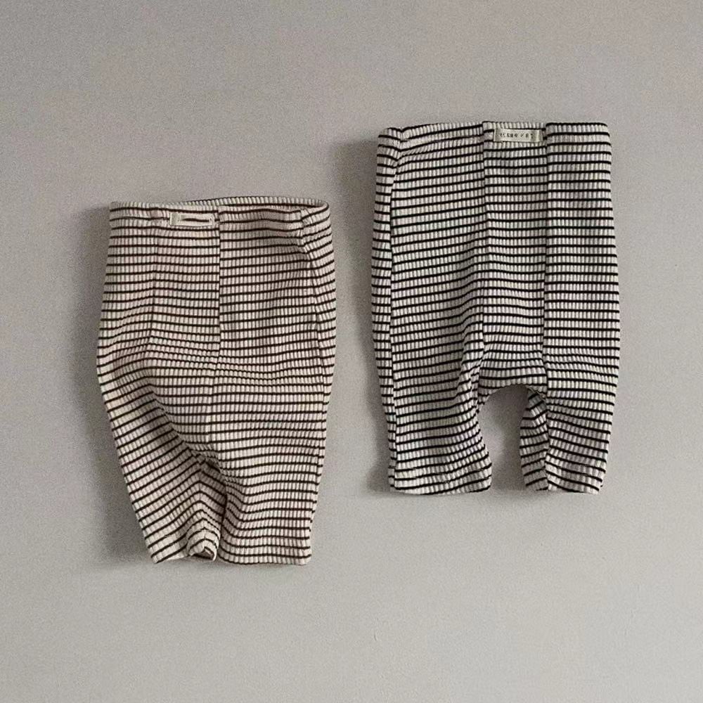 【BABY】韓国風ボーダーパンツ