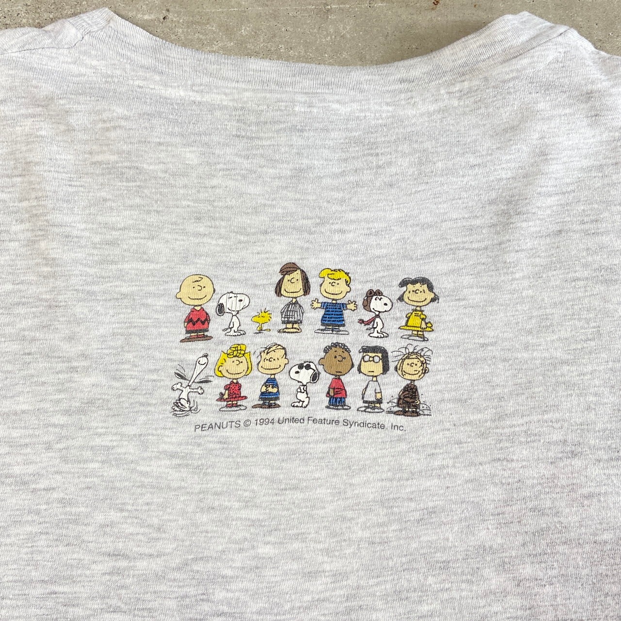 USA製 90年代 PEANUTS スヌーピー キャラクタープリントTシャツ メンズ 