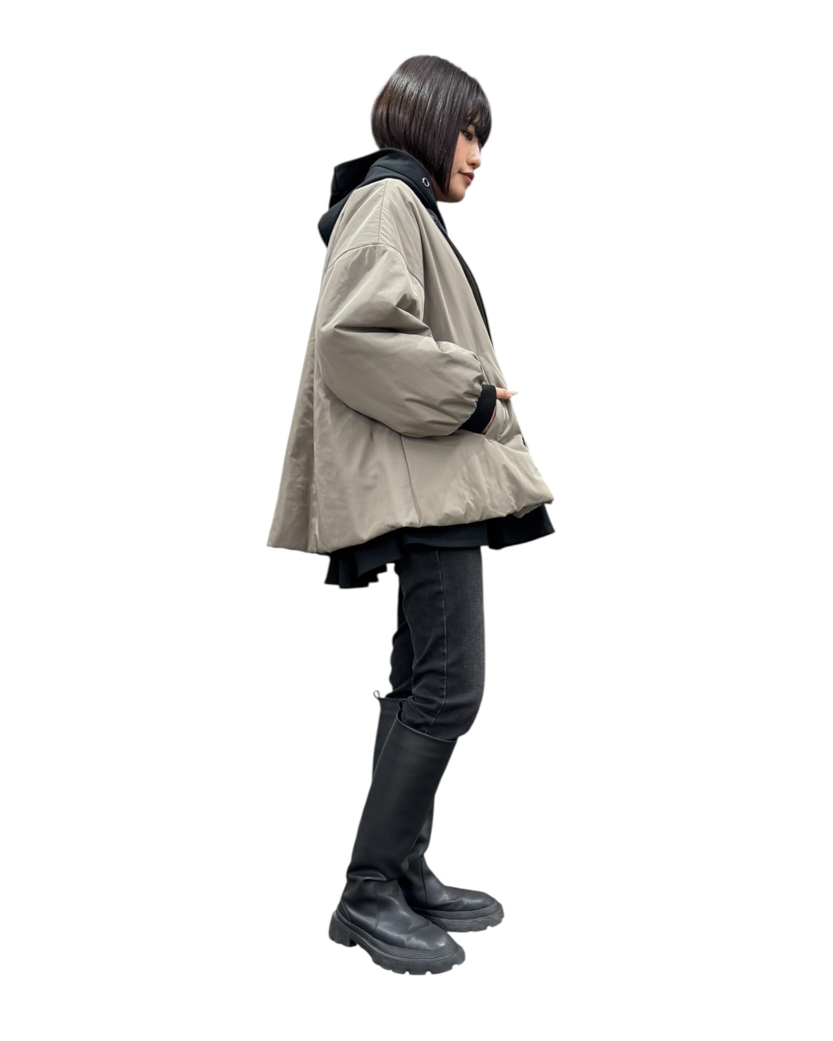 ayane】中綿フレアコート 896109 アヤン | red earth