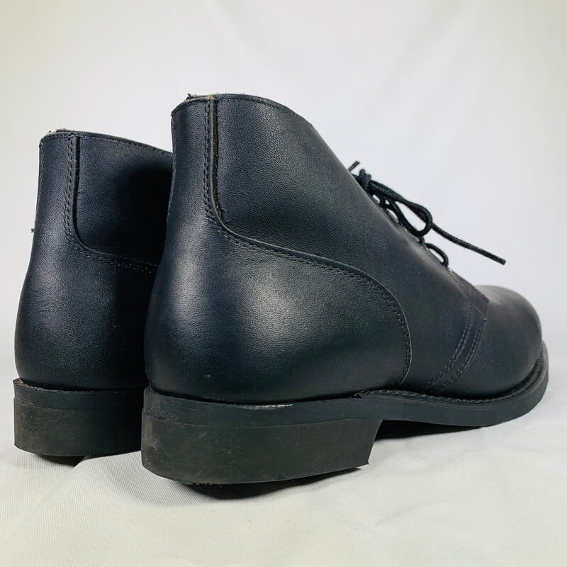 90's U.S.NAVY Chukka Boots チャッカブーツ スチールトゥ ブラック CRADDOCK TERRY社 試着程度  グッドコンディション 米海軍 USN US9.5R 希少 ヴィンテージ BA-1476 RM1895H | agito vintage powered  by