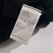 Demi-Luxe BEAMS デミルクス ビームス Vネック ニット 長袖 ワンピース /ブラック レディース