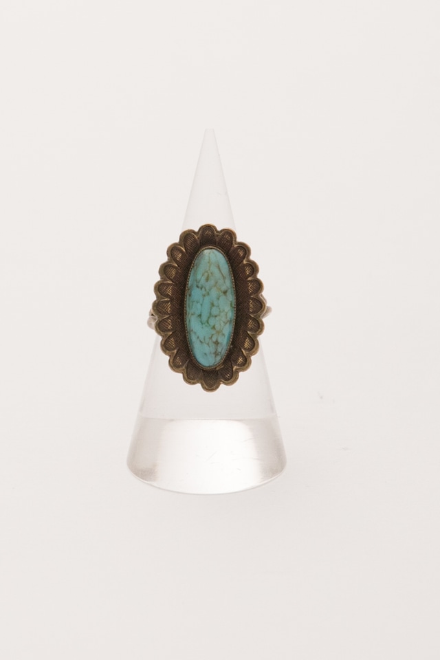 【Run Rabbit Run Vintage 】Blue stone ring