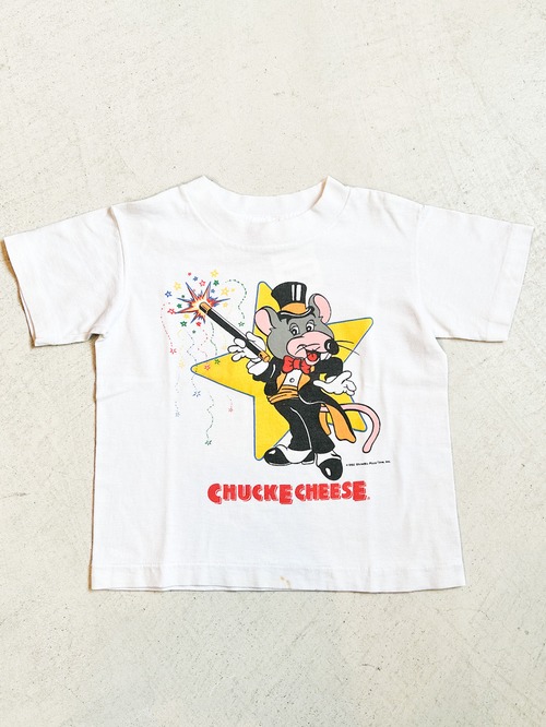 【115cm】VINTAGE 90's チャッキーチーズ Tシャツ【10113】※