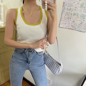 配色タンクトップ　AJ1050-7762