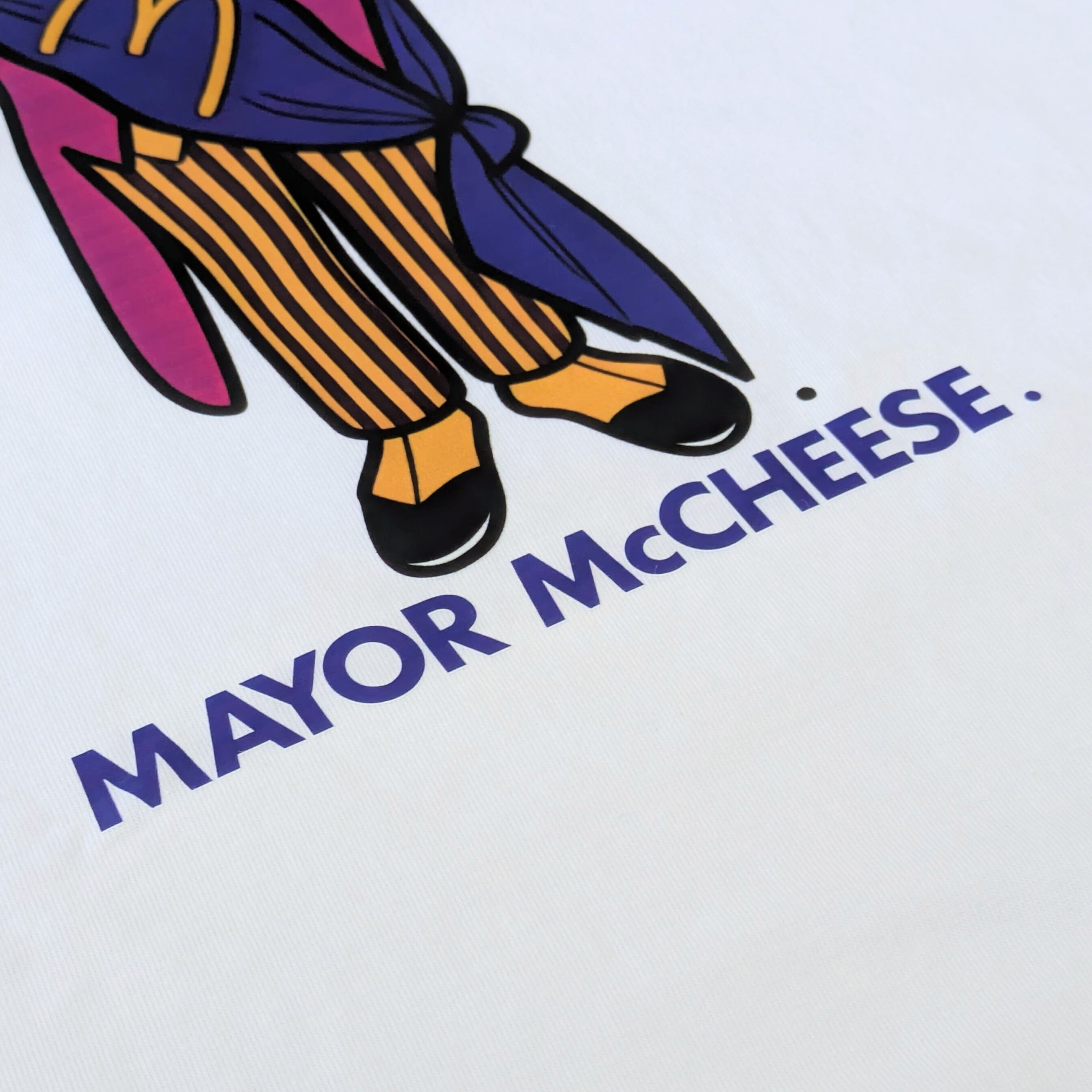 【 McDonald's / マクドナルド 】Mayor McCheese メイヤーマックチーズ / 市長 / Tシャツ〚アメリカン雑貨 アメトイ〛