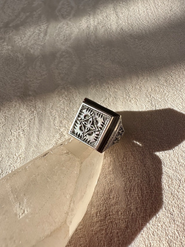 Tuareg silver Ring from Morocco
