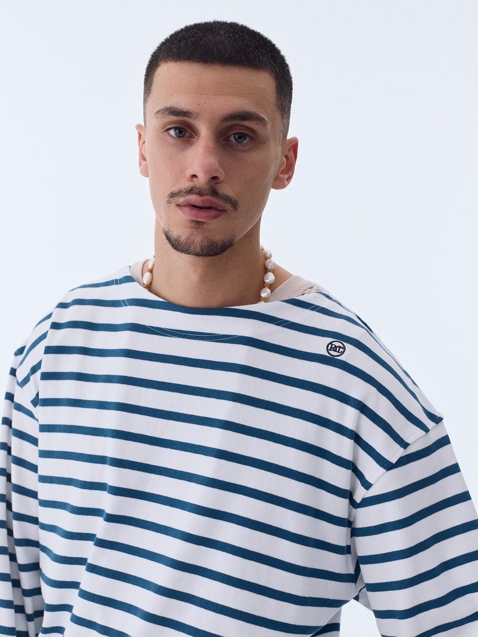 ☆ENHYPEN ジョンウォン 着用！！【RECTO】 MONACO STRIPED OVER FIT T