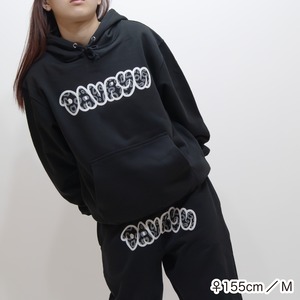 DAVRYU leopard BAW HOODIE [ブラック]