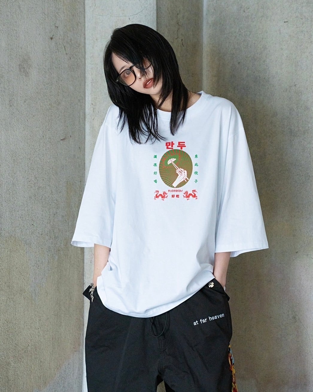 GYOZA BIG T-shirt | チュウカタベタイ