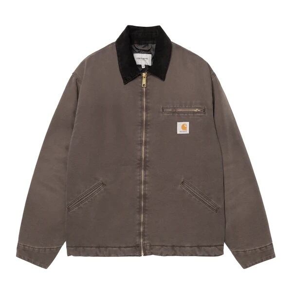 CARHARTT (カーハート) - OG DETROIT JACKET (OGデトロイトジャケット) Tobacco / Black (stone canvas) I035614