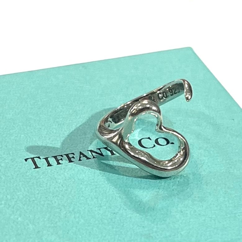 TIFFANY&CO】【14号】2942 ティファニー 個性の美学。オープンハート