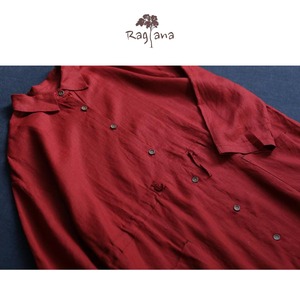 【再入荷】バックロングテール　シャツワンピース N WP114