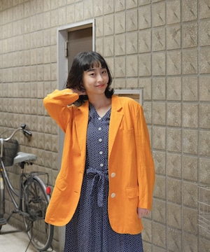 【送料無料】"Sacks fifth avenue" linen jacket　サックス・フィフス・アベニュー　麻ジャケット