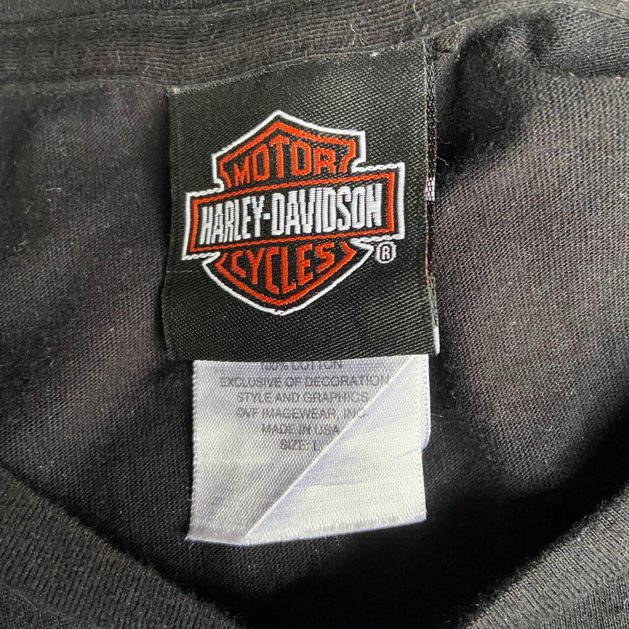 USA製 Harley-Davidson ハーレーダビッドソン 両面プリント Tシャツ