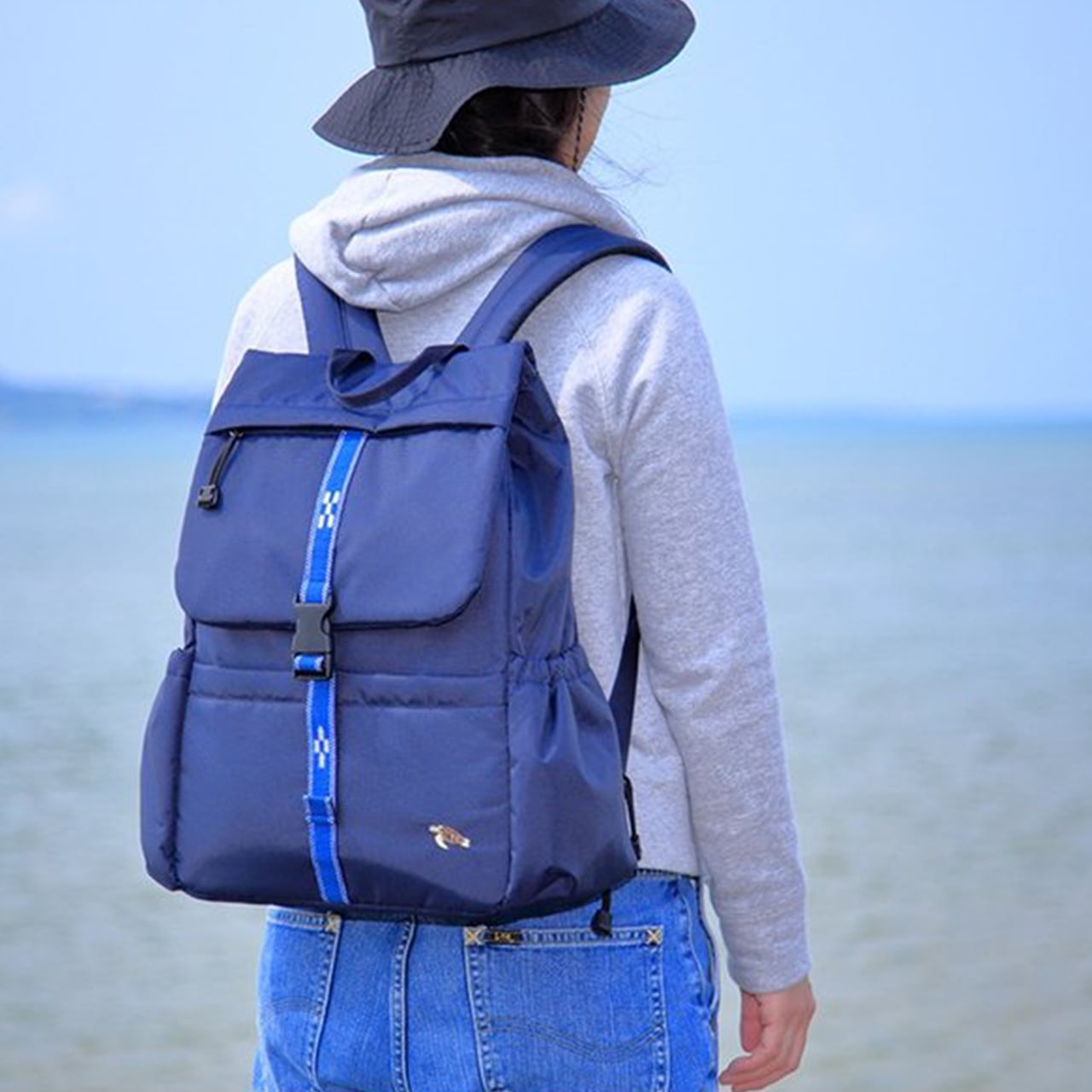 BLUE LABEL ネイビー リュック テフロンリュック [minsah Blue Label]【送料無料】 | あざみ屋 公式