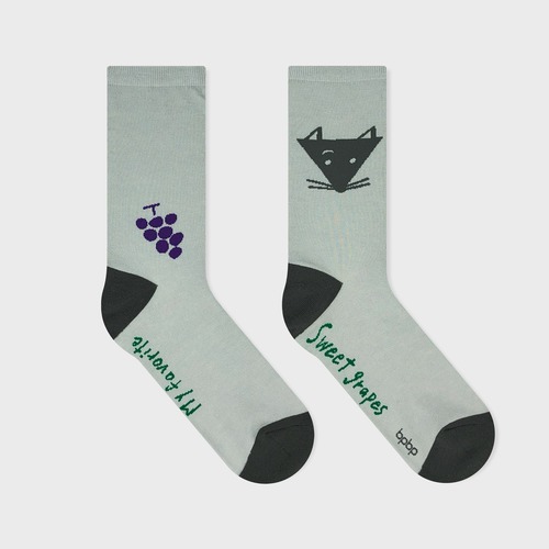 【killdisco】キルディスコ SOCKS FOX ~Sweet grapes My favorite~ ソックス