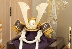 №R0755  金塗鉢兜　茶段縅 違い屏風 金彩立春　平台飾り thumbnail 17