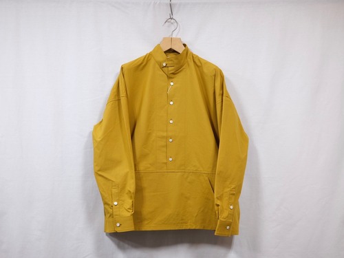 REVERBERATE”STAND PULLOVER SHIRT MUSTARD”