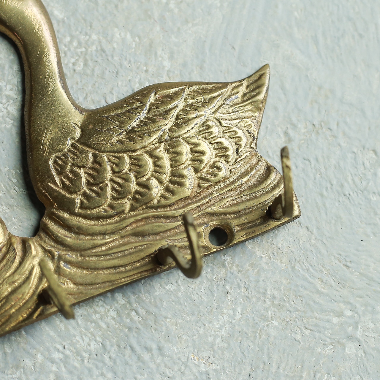 仲睦まじいアヒルのウォールフック