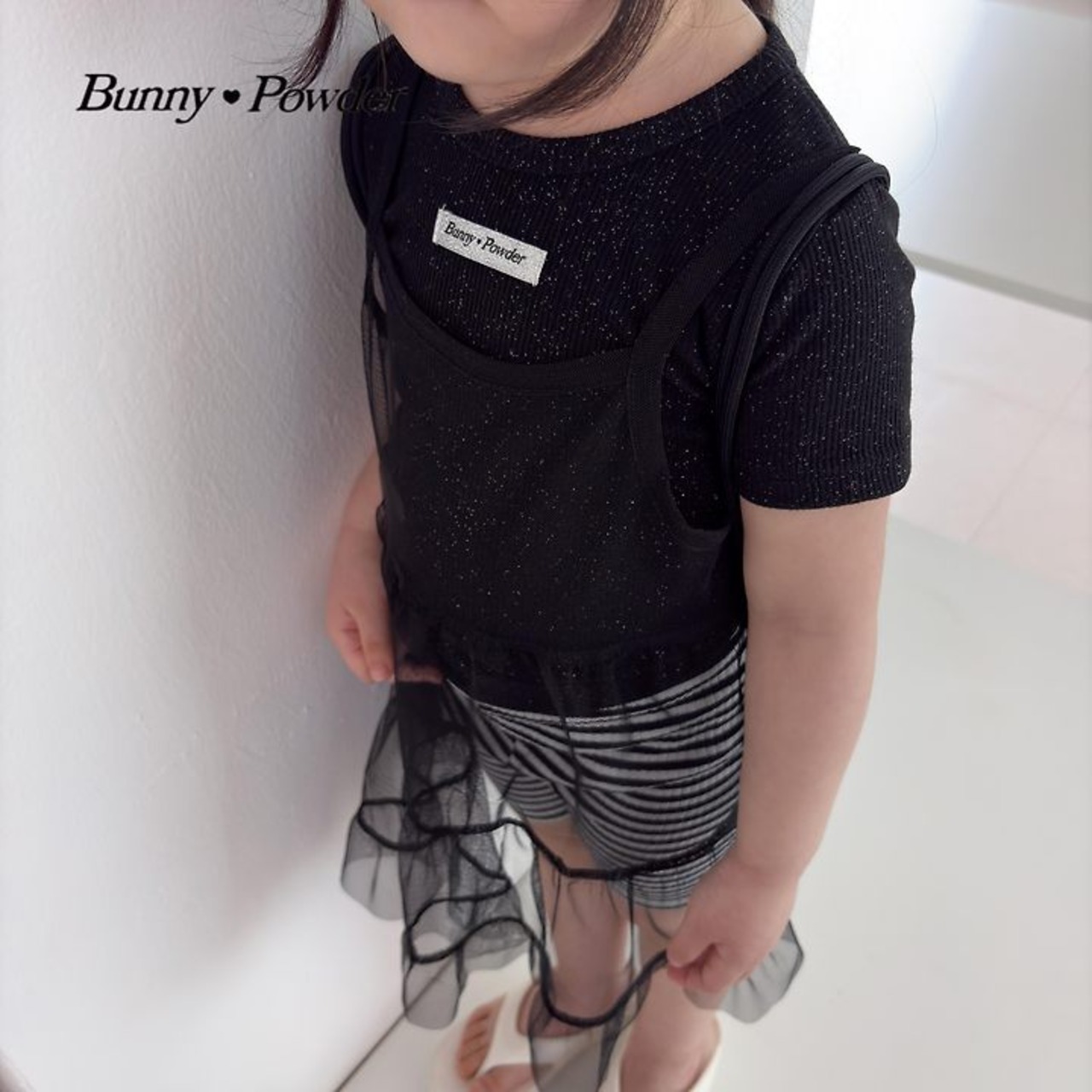 [Bunny Powder] (Planning) Glitter T-shirt / [버니파우더] 기획)반짝이티