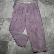 INFAVOR good fade 3tuck cotton pants burgundy