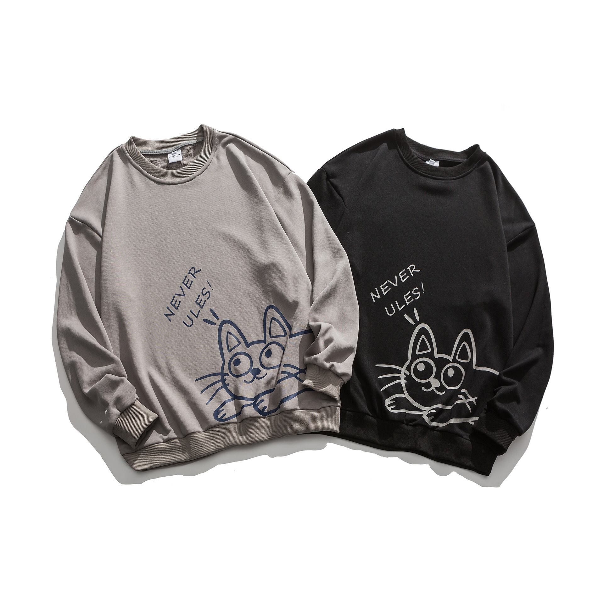 Clothes Road、Vintage、Autumn、Loose、ese Art Style、Youth All-match Simple Round Neck Pullover Top-Alibaba オータム 秋物 Oネック ビンテージ hip6-161189167728268