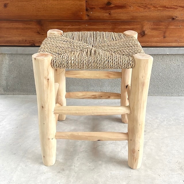 Moroccan wooden chair モロッコ ドーム木椅子 w35×34.5×h40cm (5)
