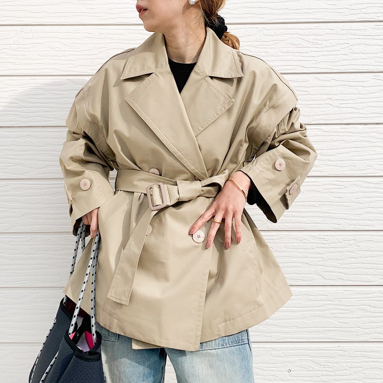 2wayショートトレンチ | Q♡