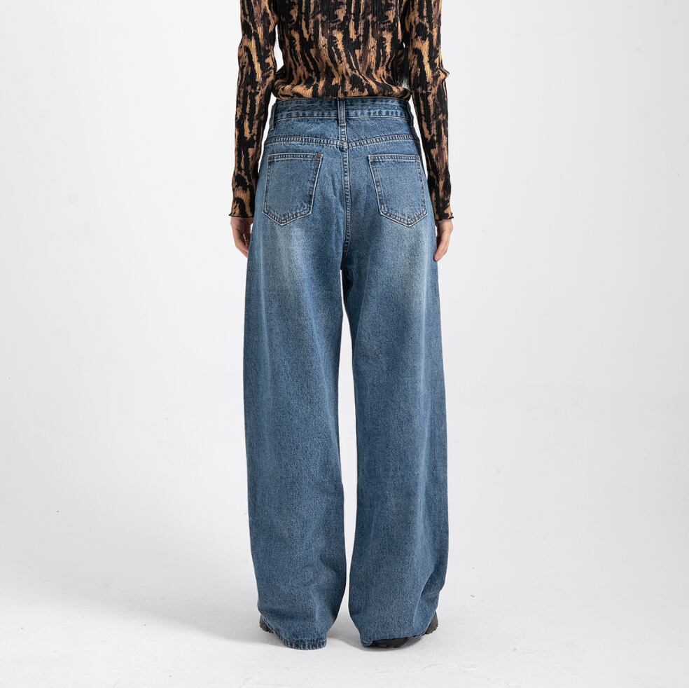 タグ付きワイドデニムパンツ_LN0872