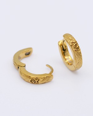 【ss 316L】ホヌ フープピアス hoop earring