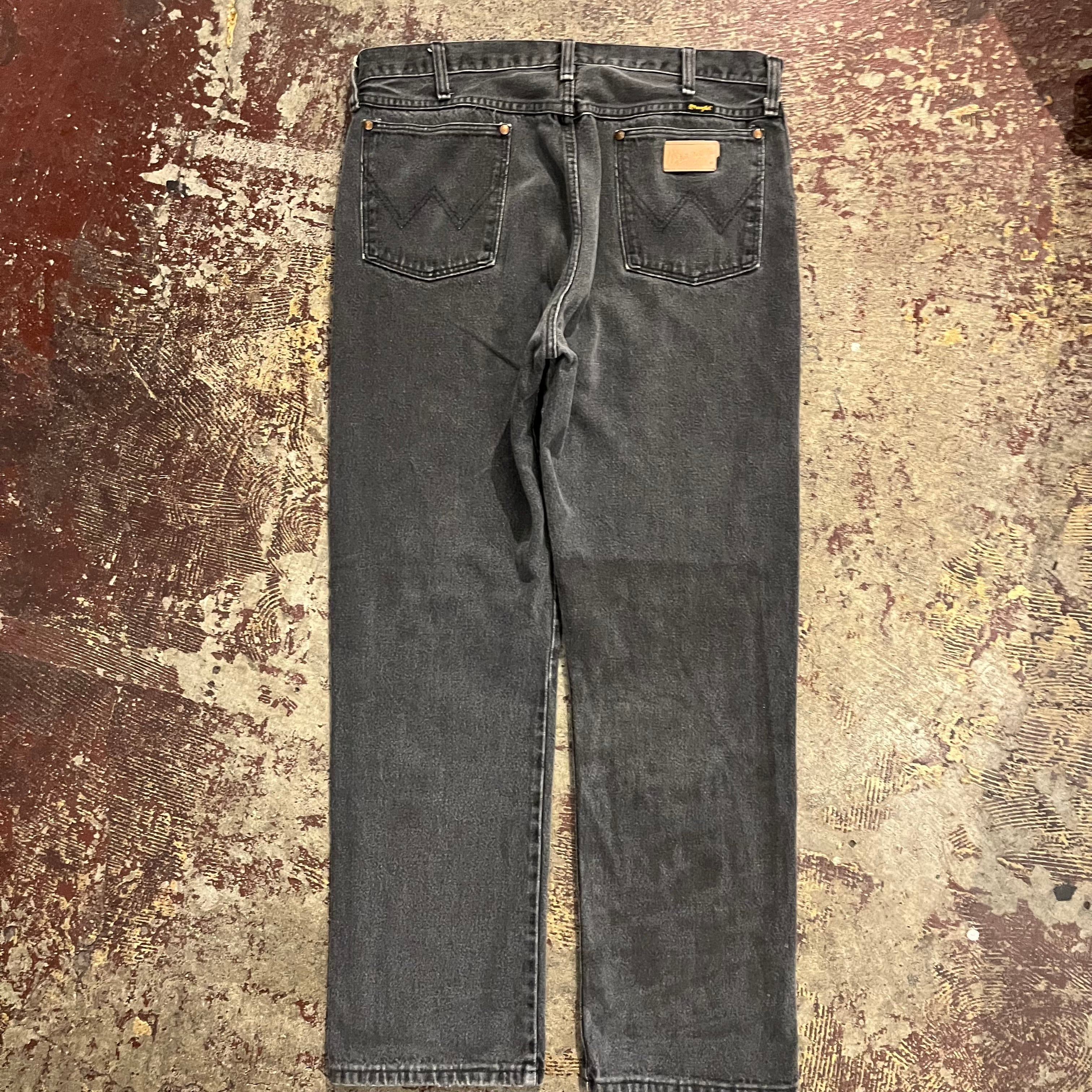 90年代 USA製 『W38L32』Wrangler 13MWZPB ラングラー ブラックデニム