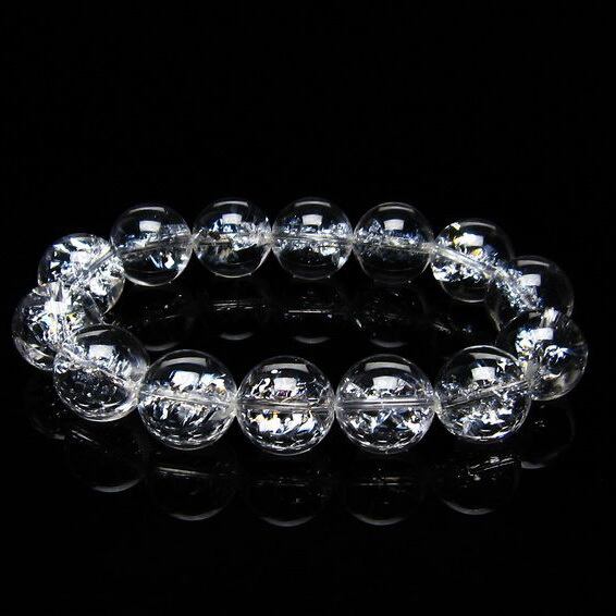アイリスクォーツ 水晶 ブレスレット 16mm 一点物 おまかせ便 111-20221