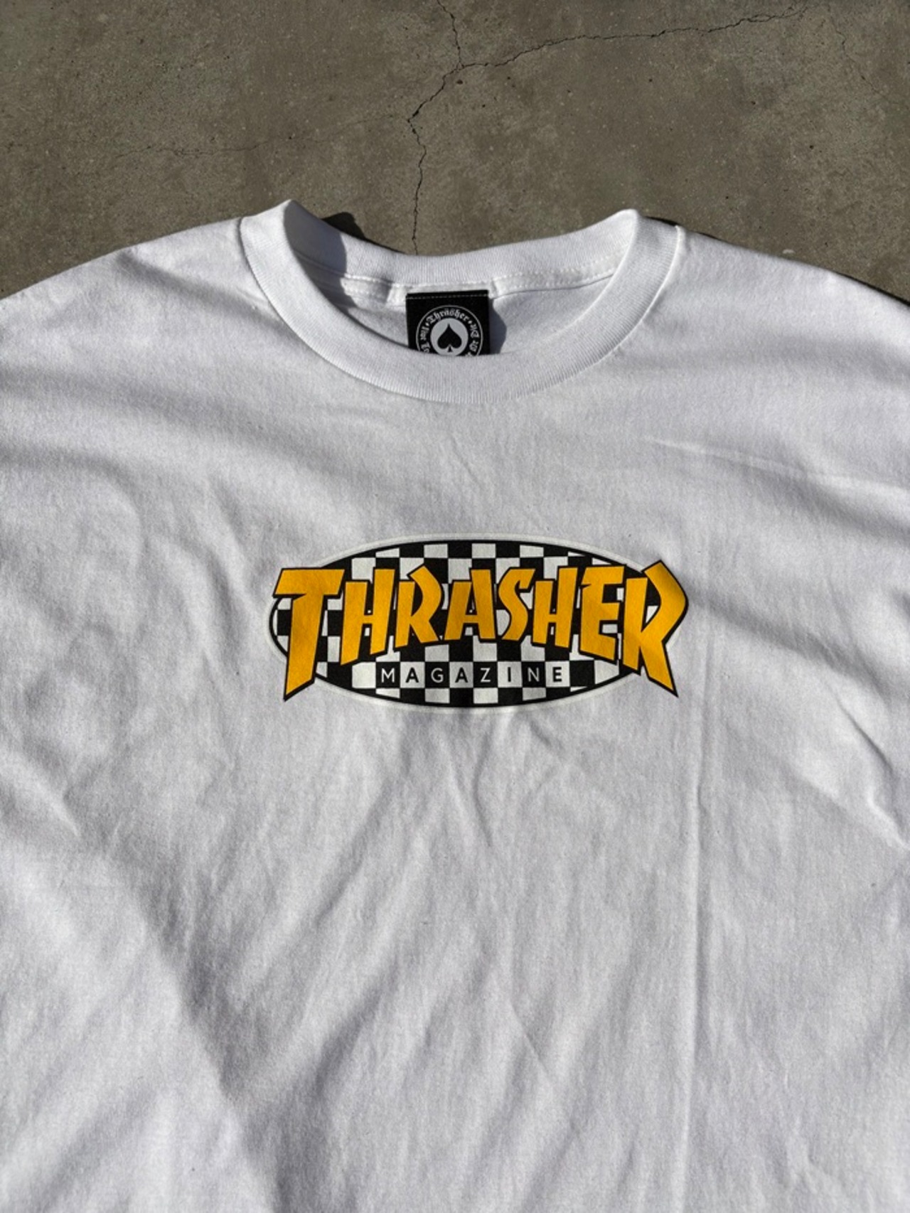 THARSHER / USA企画 / CHECKER LOGO / T SHIRT - 2
