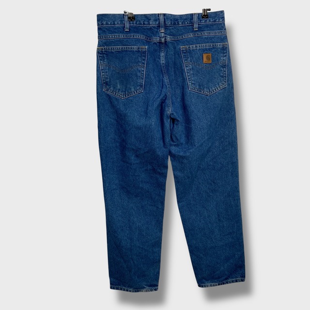 Carhartt B17 リラックスフィットデニムパンツ ブルーデニム W35