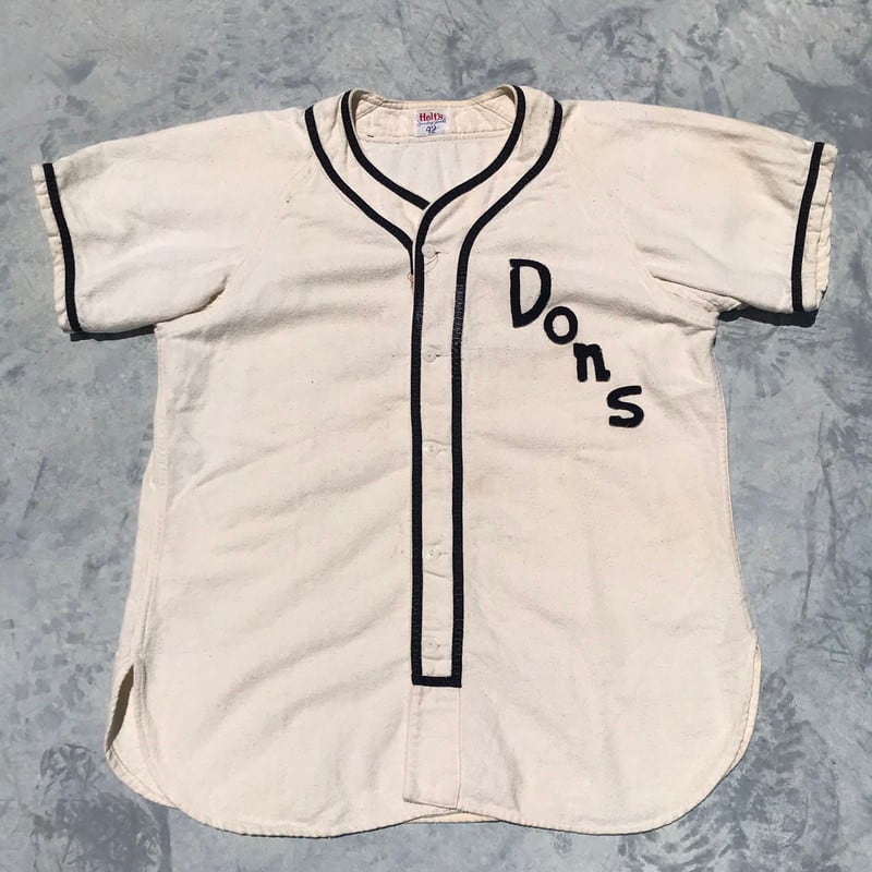 50's〜60'sベースボールT【レーヨン、綿】 50's 60's Holt's ホルツ ウール ベースボールシャツ 半袖