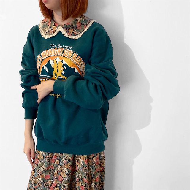 1990s Green Marathon Sweatshirt