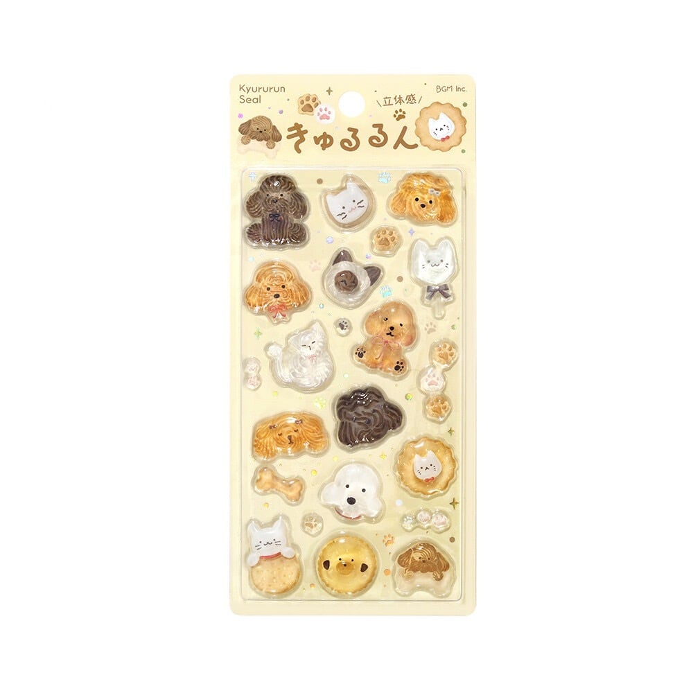 きゅるるんシール 箔押し無 | momo shop